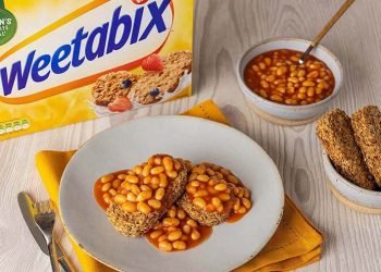 Beans on Weetabix