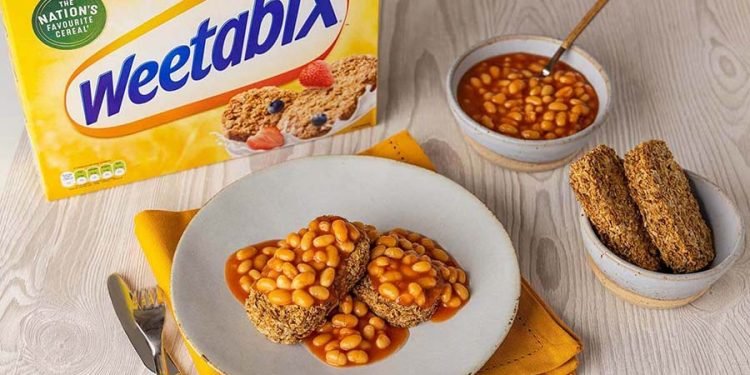 Beans on Weetabix