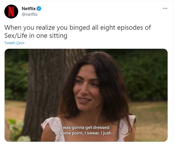 Picture of a Netflix's social media account