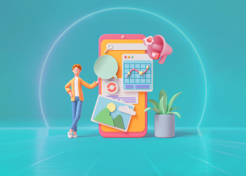 Influencer sharing authentic content and engaging with their audience to stand out in a saturated creator economy.