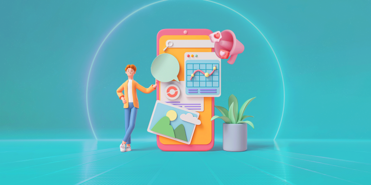 Influencer sharing authentic content and engaging with their audience to stand out in a saturated creator economy.