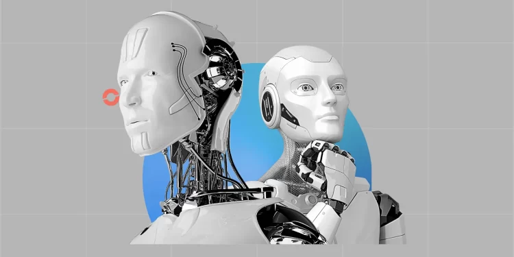 Autonomous drone flying over a digital map representing global conflict zones.