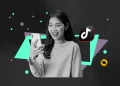 TikTok creator filming a viral AI prank video