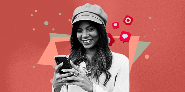 Warm-toned Instagram aesthetic featuring soup, autumn leaves, and AI-generated visuals