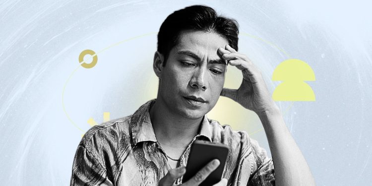 A human brain connected to AI systems showing reduced cognitive activity