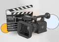 Tech and film industry partnership concept showing Hollywood catalogs meeting digital media tools