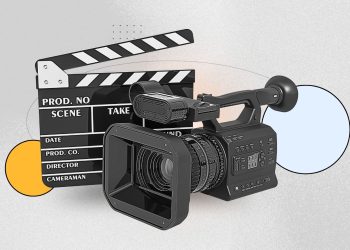 Tech and film industry partnership concept showing Hollywood catalogs meeting digital media tools