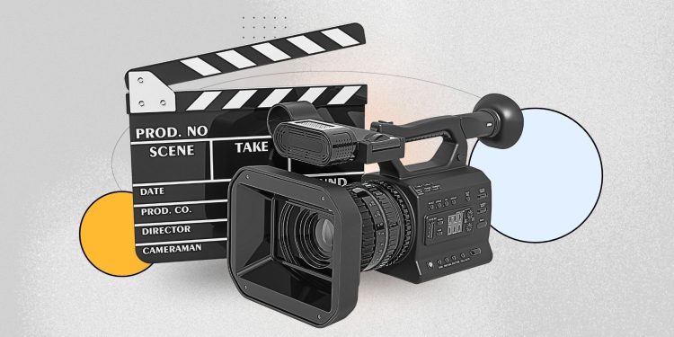 Tech and film industry partnership concept showing Hollywood catalogs meeting digital media tools