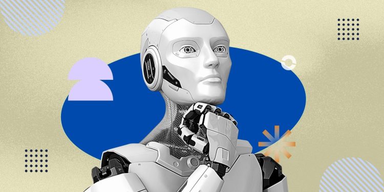 Conceptual image representing information overload from AI-generated content